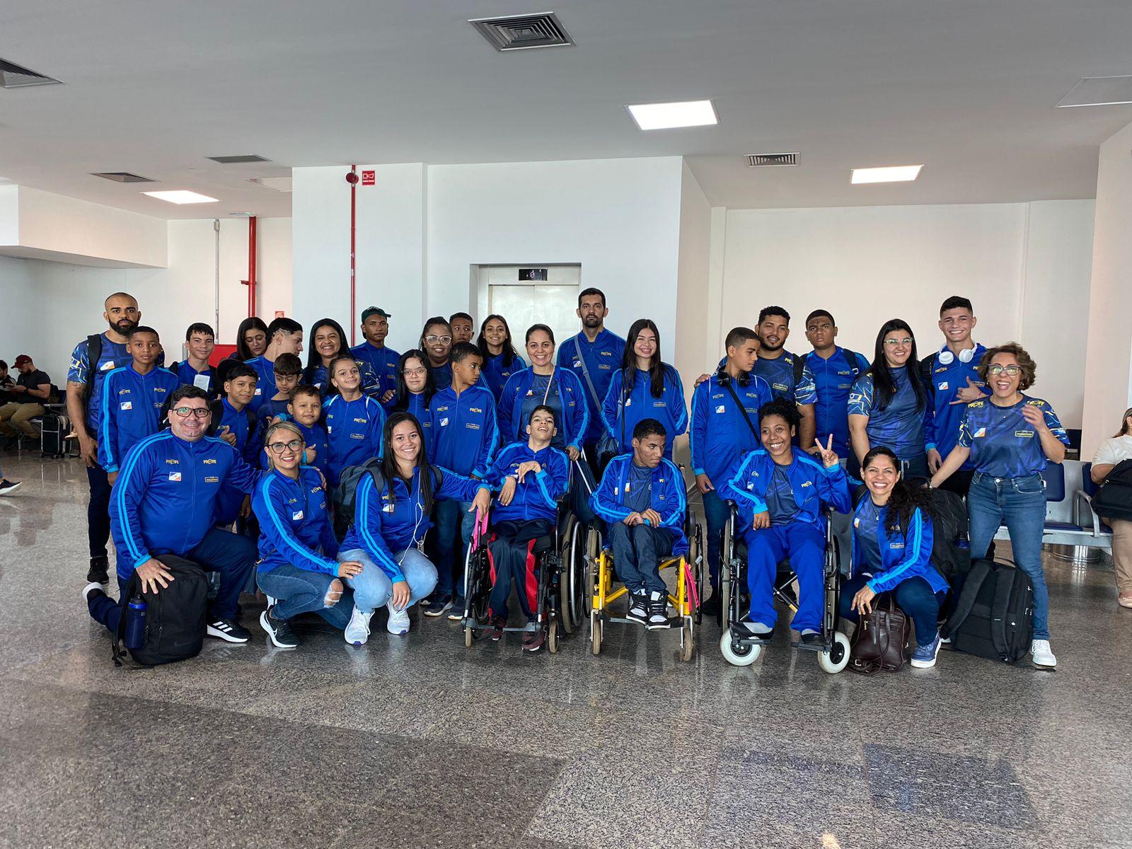Estudantes do Tocantins chegam a São Paulo para disputar Paralimpíadas Escolares 2024