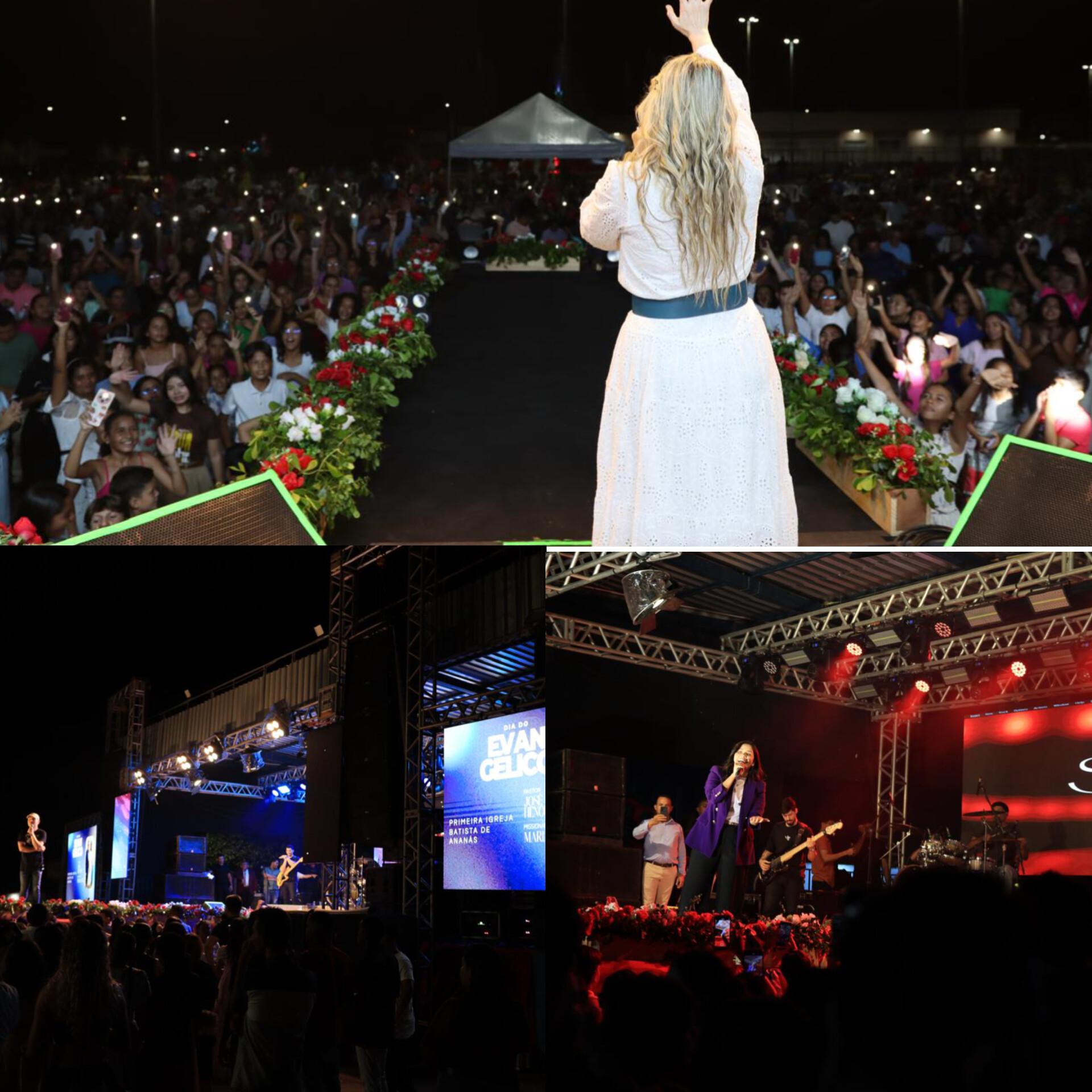 Celebração do Dia Municipal do Evangélico em Ananás, no Bico do Papagaio, reúne grandes nomes do Gospel Nacional 
